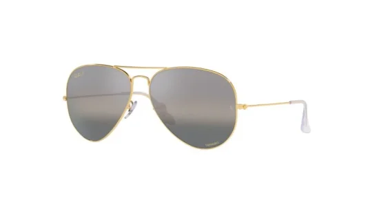 Okulary przeciwsłoneczne Ray-Ban  AVIATOR CHROMANCE z polaryzacją RB3025 9196G3 58