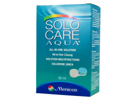 Płyn do soczewek SOLO-care Aqua 90 ml - Idealny do samolotu