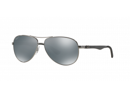 Okulary przeciwsłoneczne Ray-Ban CARBON FIBRE z polaryzacją RB8313 004/K6
