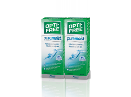 Płyn do soczewek kontaktowych 2x OPTI-FREE PureMoist 300 ml